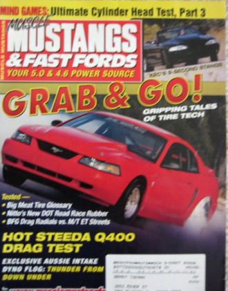 MUSCLE MUSTANGS & FAST FORDS 2003 OCT - STEEDA Q400,CYL HEADS 3, CLUTCH MASTERS